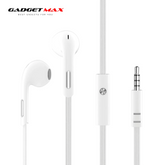 GADGET MAX - GM06 3.5mm Clear Sound Wired Earphone - White